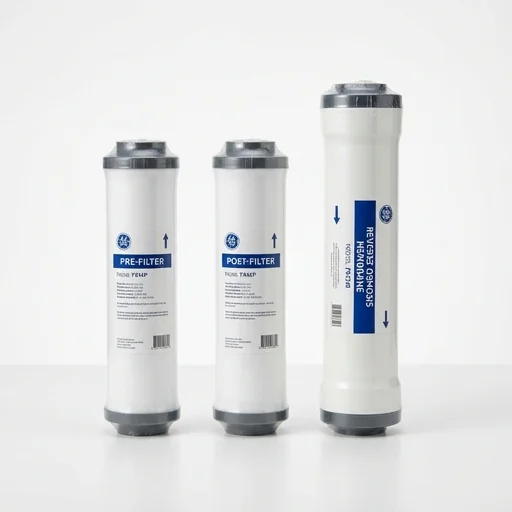 GE GXRM10RBL Reverse Osmosis Filtration Replacement Filter Set